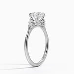 Luxe Melody Diamond Ring (1/5 ct. tw.) Platinum Round Engagement Ring