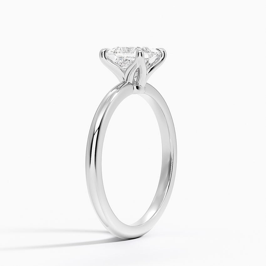 Elodie 1.8mm Solitaire Ring Platinum Princess Engagement Ring