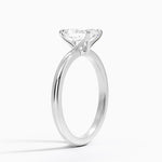 Elodie 1.8mm Solitaire Ring Platinum Radiant Engagement Ring