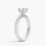 Perfect Fit Eternity Diamond Ring (1 1/3 ct. tw.) Platinum Cushion Engagement Ring