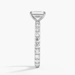 Perfect Fit Eternity Diamond Ring (1 1/3 ct. tw.) Platinum Emerald Engagement Ring