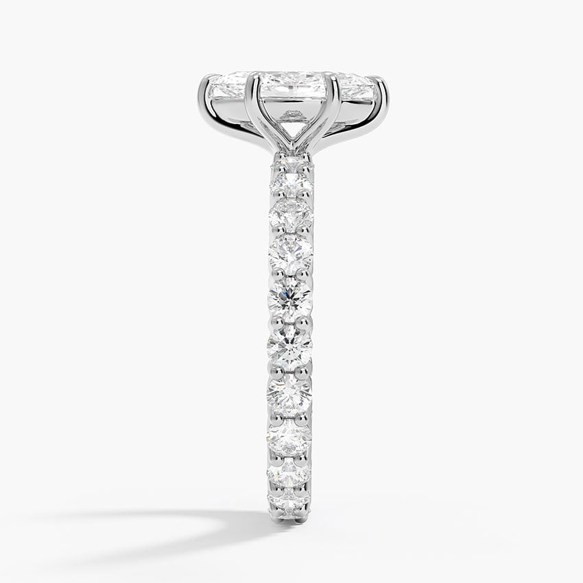 Perfect Fit Eternity Diamond Ring (1 1/3 ct. tw.) Platinum Marquise Engagement Ring