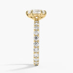Perfect Fit Eternity Diamond Ring (1 1/3 ct. tw.) Yellow Gold 18k Pear Engagement Ring