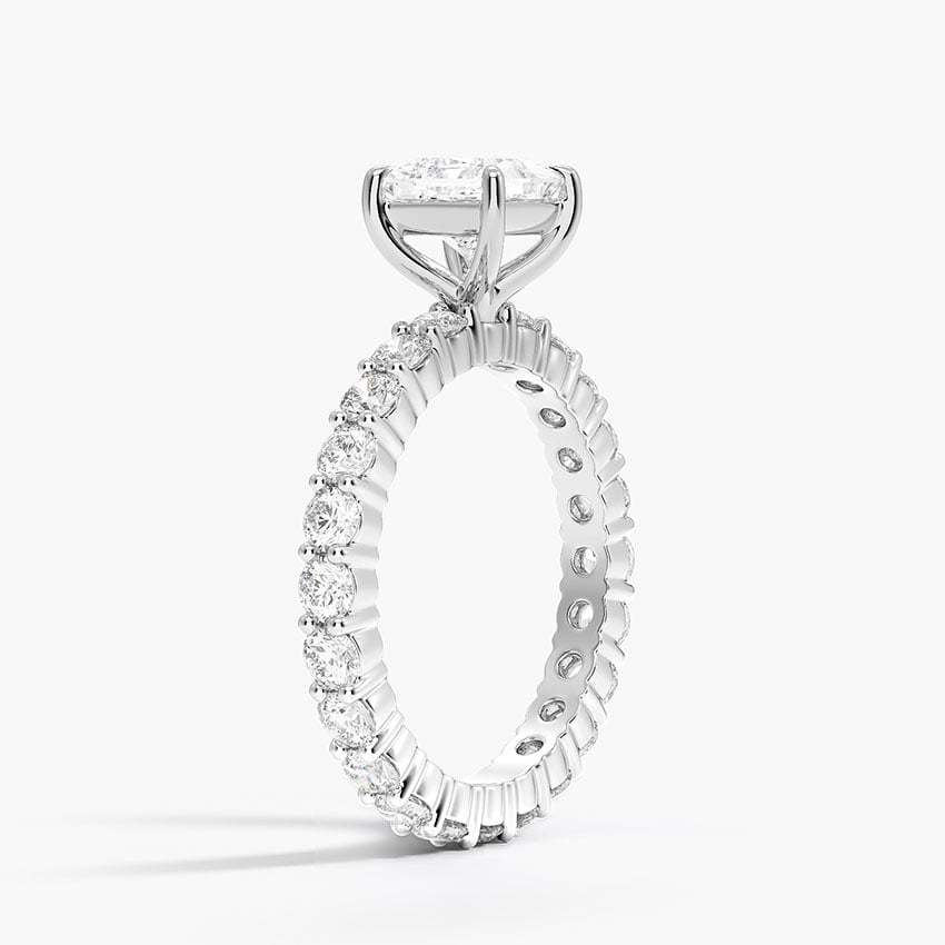Perfect Fit Eternity Diamond Ring (1 1/3 ct. tw.) Platinum Princess Engagement Ring
