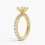 Perfect Fit Eternity Diamond Ring (1 1/3 ct. tw.) Yellow Gold 18k Radiant Engagement Ring