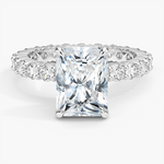 Perfect Fit Eternity Diamond Ring (1 1/3 ct. tw.) Platinum Radiant Engagement Ring
