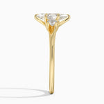 Delilah Three Stone Diamond Ring Yellow Gold 18k Marquise Engagement Ring