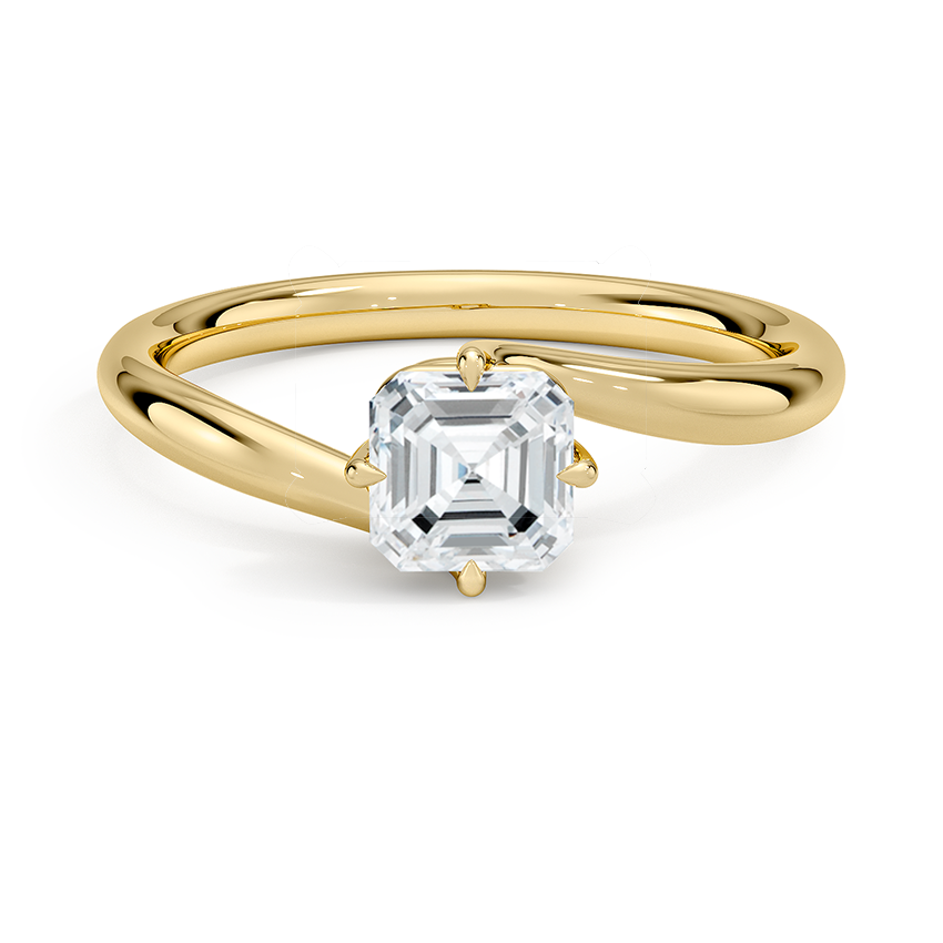 Atelier Solitaire Engagement Ring 18K Yellow Gold AS