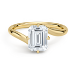 Atelier Solitaire Engagement Ring 18K Yellow Gold EM