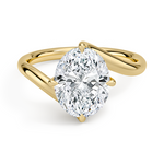 Atelier Solitaire Engagement Ring 18K Yellow Gold OV