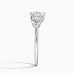 Camellia Three Stone Diamond Ring (1/3 ct. tw.) Platinum Heart Engagement Ring