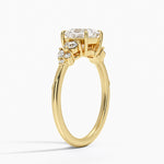 Camellia Three Stone Diamond Ring (1/3 ct. tw.) Yellow Gold 18k Princess Engagement Ring
