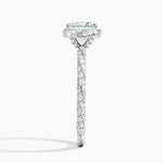 Nova Halo Diamond Ring (1/2 ct. tw.) Platinum Princess Engagement Ring