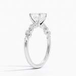 Briar Diamond Ring Platinum Asscher Engagement Ring