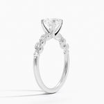 Briar Diamond Ring Platinum Cushion Engagement Ring