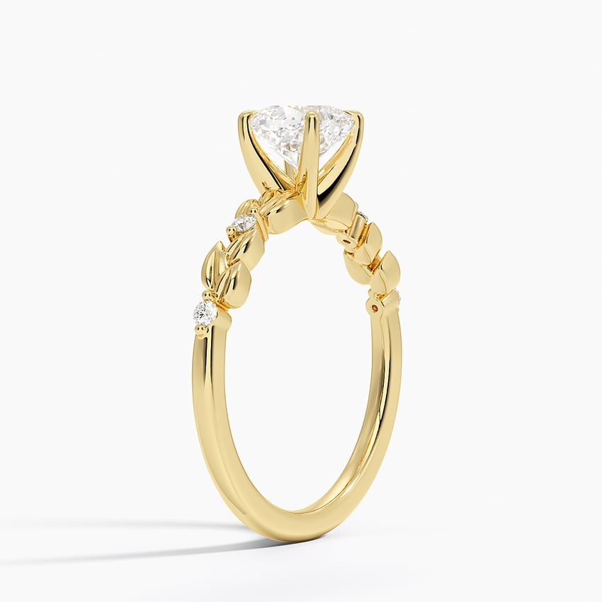Briar Diamond Ring Yellow Gold 18k Cushion Engagement Ring