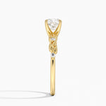 Briar Diamond Ring Yellow Gold 18k Cushion Engagement Ring