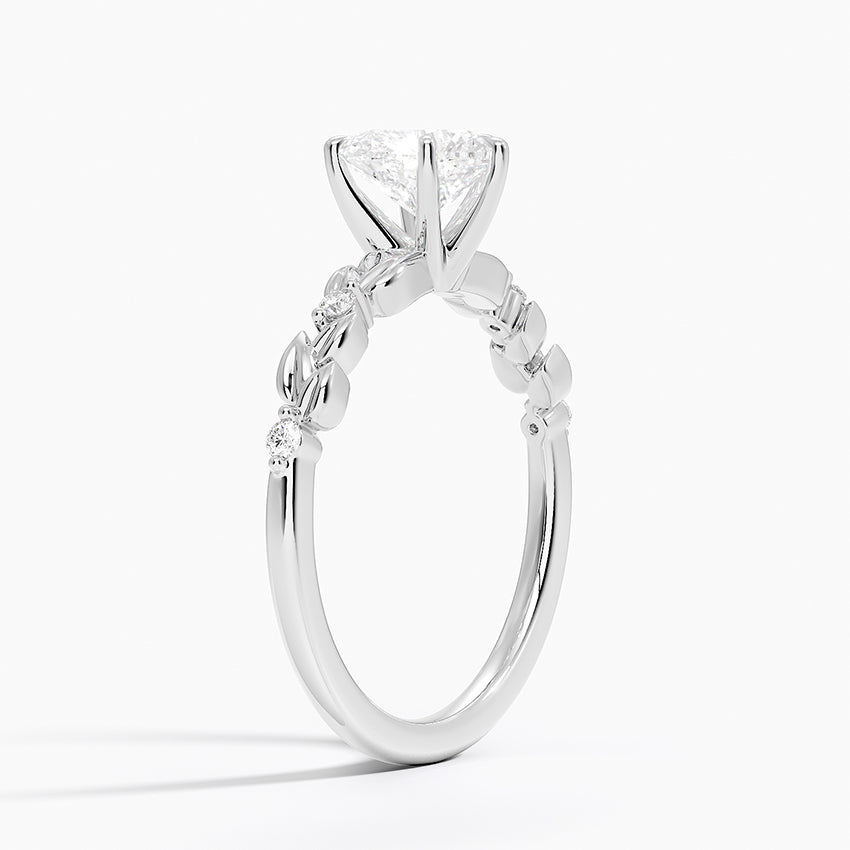 Briar Diamond Ring Platinum Heart Engagement Ring
