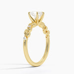 Briar Diamond Ring Yellow Gold 18k Heart Engagement Ring
