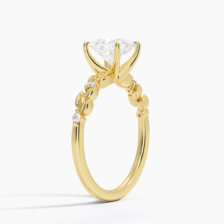 Briar Diamond Ring Yellow Gold 18k Princess Engagement Ring