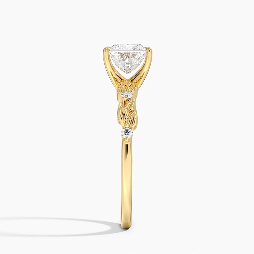 Briar Diamond Ring Yellow Gold 18k Princess Engagement Ring