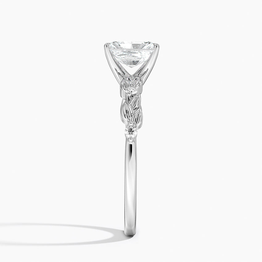 Briar Diamond Ring Platinum Radiant Engagement Ring
