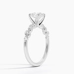 Briar Diamond Ring Platinum Round Engagement Ring