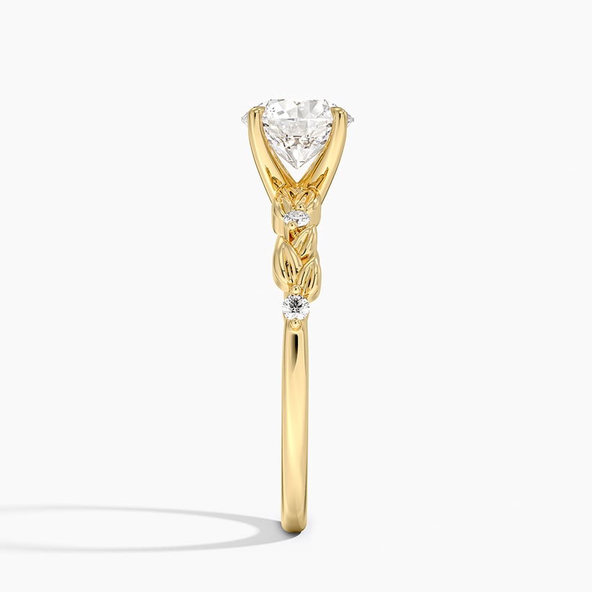 Briar Diamond Ring Yellow Gold 18k Round Engagement Ring