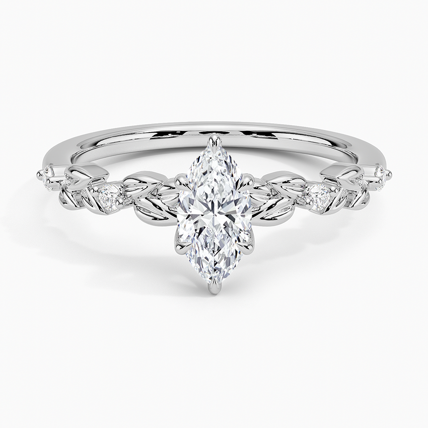 Briar Diamond Ring Platinum Marquise Engagement Ring