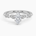 Briar Diamond Ring Platinum Marquise Engagement Ring