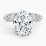 Briar Diamond Ring Platinum Oval Engagement Ring