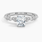 Briar Diamond Ring Platinum Radiant Engagement Ring