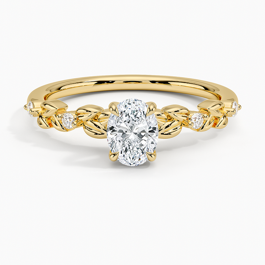 Briar Diamond Ring Yellow Gold 18k Oval Engagement Ring