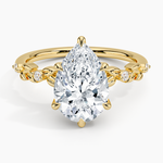 Briar Diamond Ring Yellow Gold 18k Pear Engagement Ring