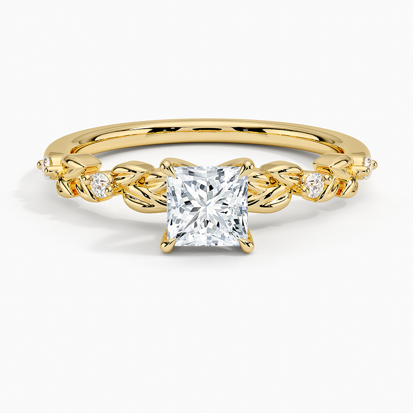 Briar Diamond Ring Yellow Gold 18k Princess Engagement Ring