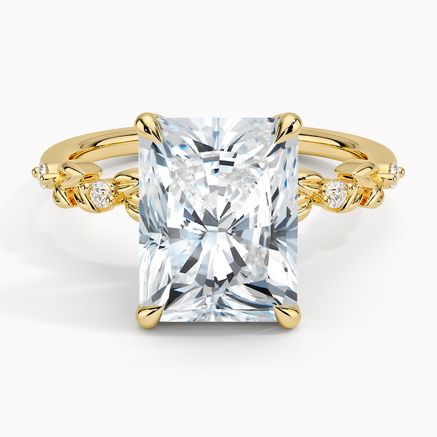 Briar Diamond Ring Yellow Gold 18k Radiant Engagement Ring