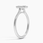Margot Bezel Ring Platinum Radiant Engagement Ring
