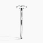 Margot Bezel Ring Platinum Round Engagement Ring