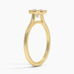 Margot Bezel Ring Yellow Gold 18k Round Engagement Ring