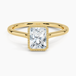Margot Bezel Ring Yellow Gold 18k Radiant Engagement Ring