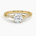 Chamise Diamond Ring (1/15 ct. tw.) Yellow Gold 18k Round Engagement Ring