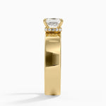Alden Diamond Ring Yellow Gold 18k Asscher Engagement Ring