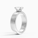 Alden Diamond Ring Platinum Oval Engagement Ring
