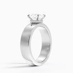 Alden Diamond Ring Platinum Princess Engagement Ring