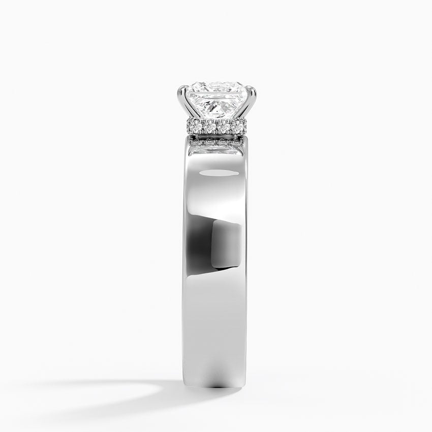 Alden Diamond Ring Platinum Princess Engagement Ring