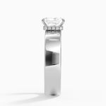 Alden Diamond Ring Platinum Radiant Engagement Ring