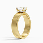 Alden Diamond Ring Yellow Gold 18k Radiant Engagement Ring