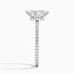 Demi Three-Quarter Coverage Diamond Ring (1/3 ct. tw.) Platinum Marquise Engagement Ring