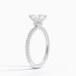 Demi Three-Quarter Coverage Diamond Ring (1/3 ct. tw.) Platinum Princess Engagement Ring