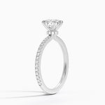 Demi Three-Quarter Coverage Diamond Ring (1/3 ct. tw.) Platinum Round Engagement Ring